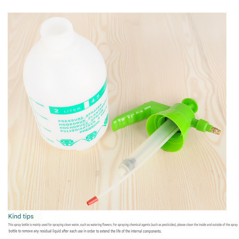 2L Blue Pressure Sprayer - PP Plastic Garden Watering Can with Adjustable view 6