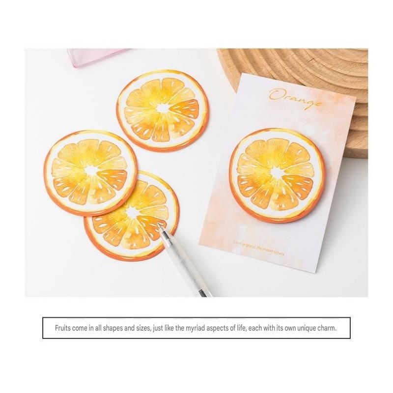 3 Packs Avocado Design Fruit Shaped Sticky Notes - Cute Memo Pads for view 3