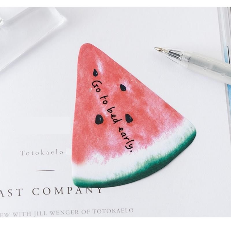 3 Packs Avocado Design Fruit Shaped Sticky Notes - Cute Memo Pads for view 8