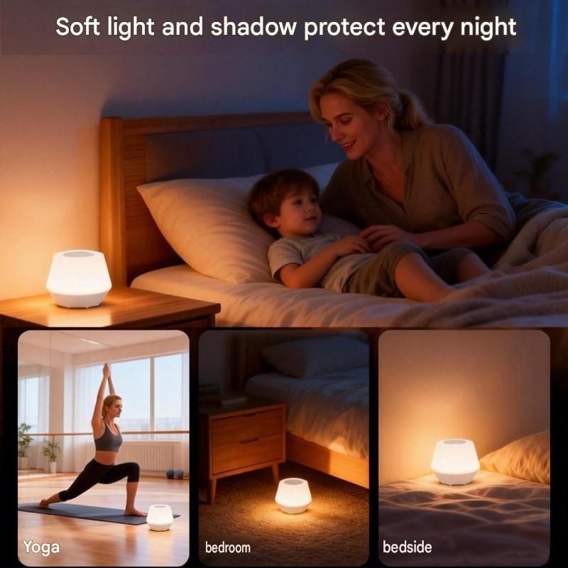 White Noise Sleep Aid Night Light - 7 Colour RGB Mood Lamp with Timer view 5