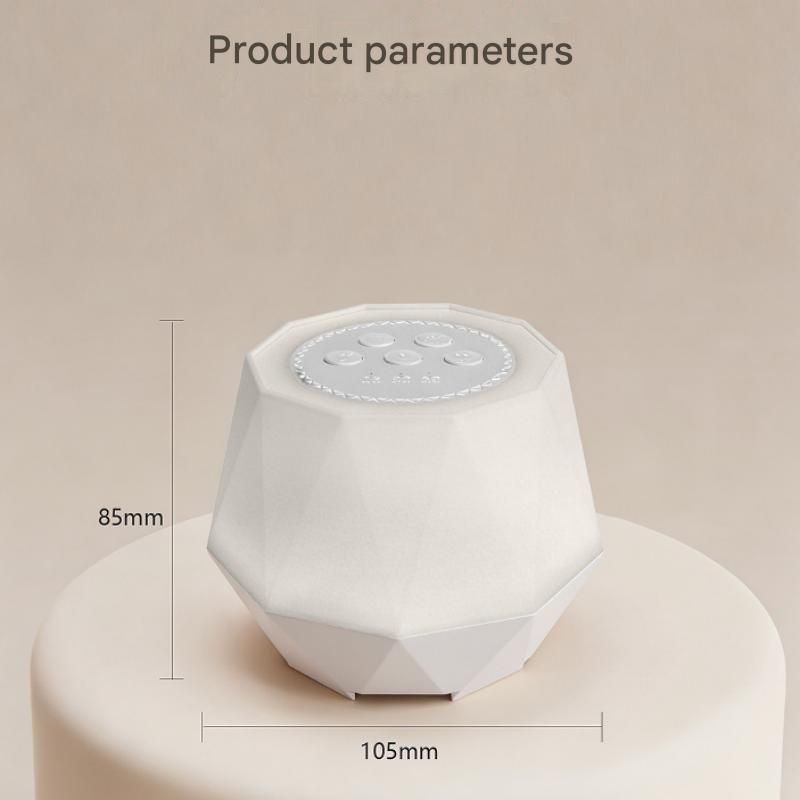 White Noise Sleep Aid Night Light - 7 Colour RGB Mood Lamp with Timer view 7