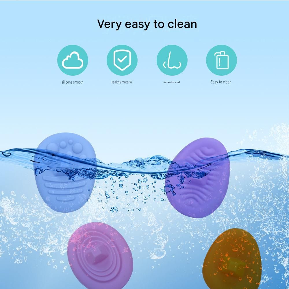 4 Piece Light-colored version Silicone Fidget Toys Set - Textured Sensory view 4