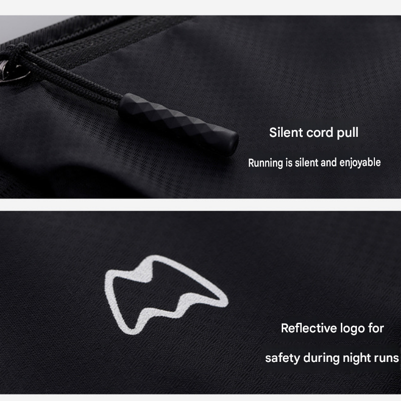 Blue Running Waist Pack—Made of waterproof nylon with an adjustable strap view 12