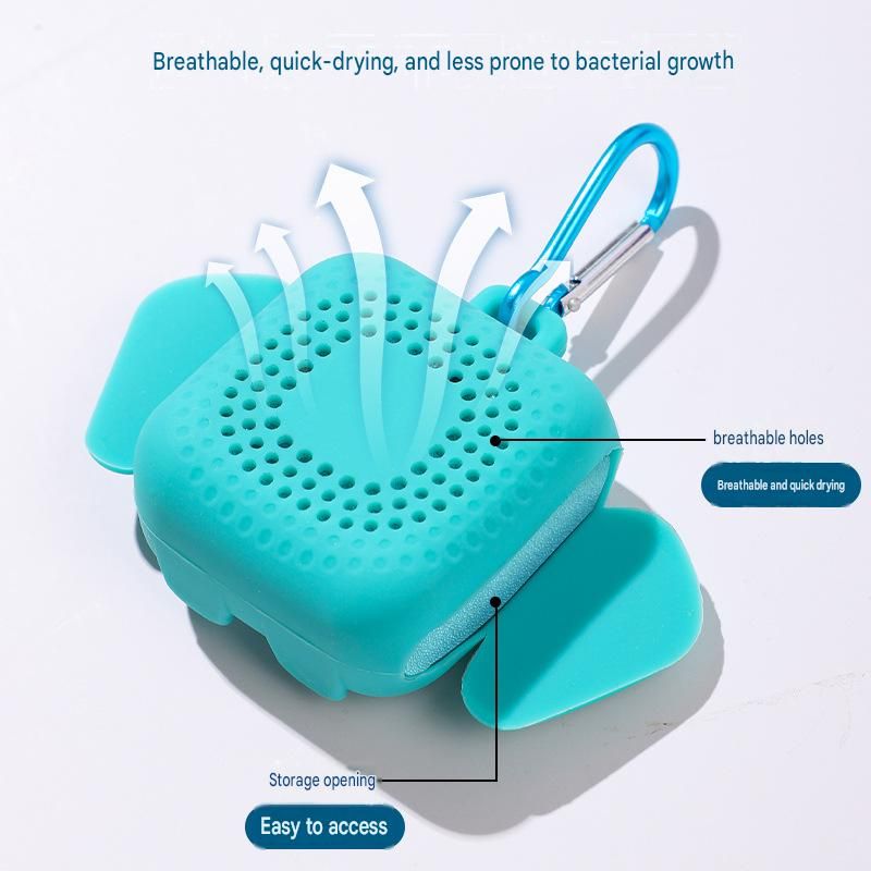 Blue Portable Quick Dry Towel with Elephant Storage Box - Microfiber Cooling view 4