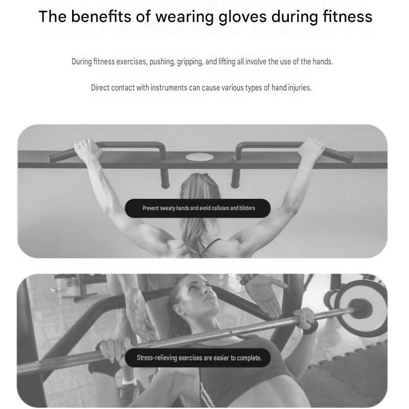 Pink M size Women's Half-Finger Fitness Gloves - Liquid Silicone Shock Absorption view 4