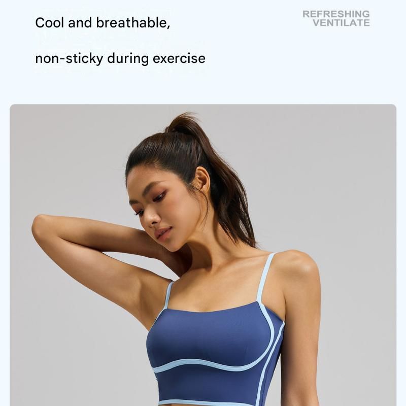 Black XL Size Women's Linear Sports Set - Polyester Spandex Blend with view 8