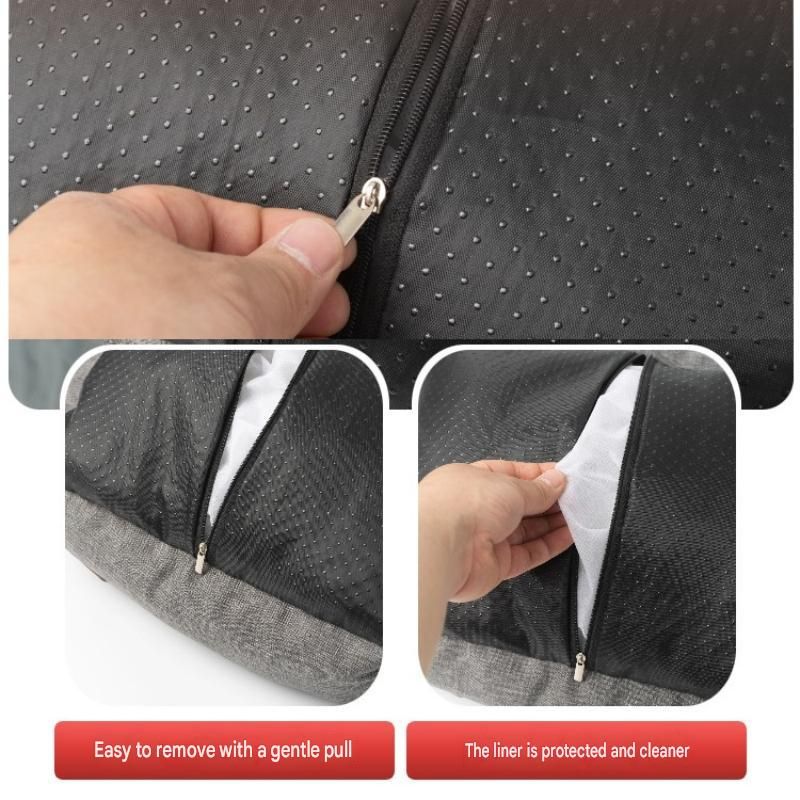 Grey S Size 40x30cm Car pet bed -Oxford Linen Removable Washable Non-Slip Sofa view 10