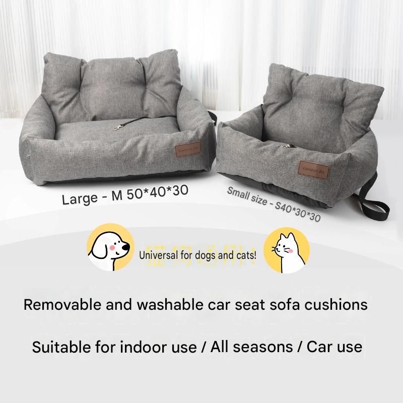 Green S Size 40x30cm Car pet bed -Oxford Linen Removable Washable Non-Slip view 3