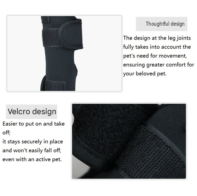 M Size Dog Knee Brace and Leg Support Sleeve - Protective Wrap view 5