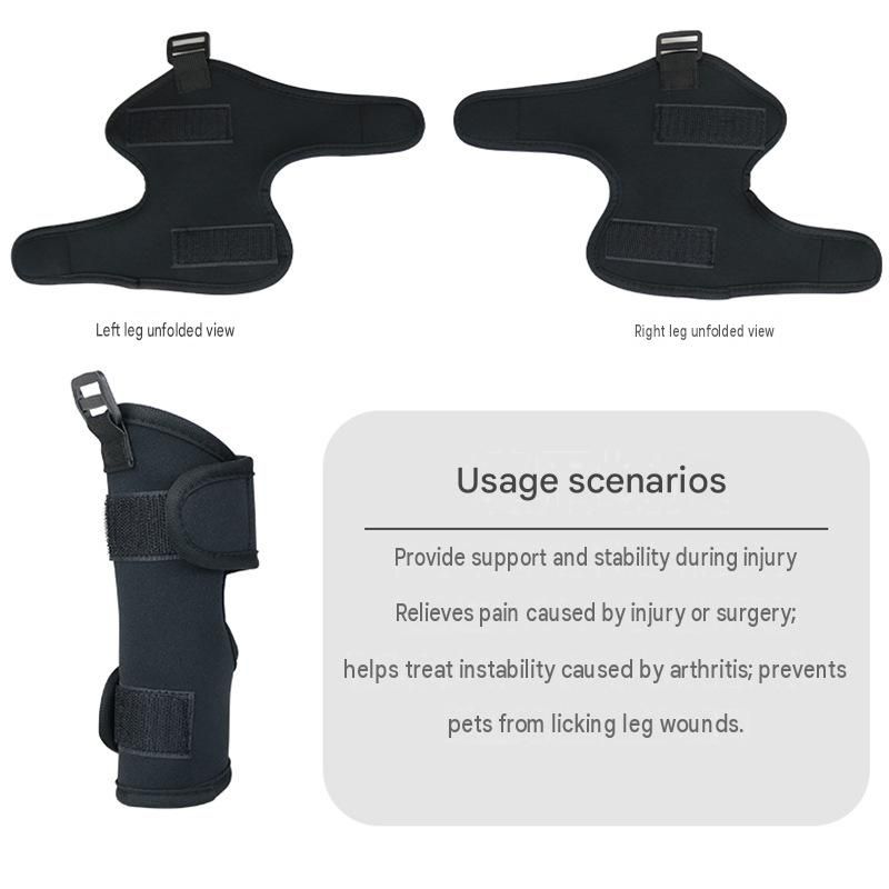 M Size Dog Knee Brace and Leg Support Sleeve - Protective Wrap view 8