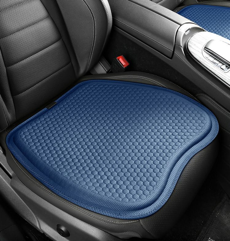 Blue Universal Honeycomb Gel Seat Cushion - Breathable Cooling Pad for Car & — image 1