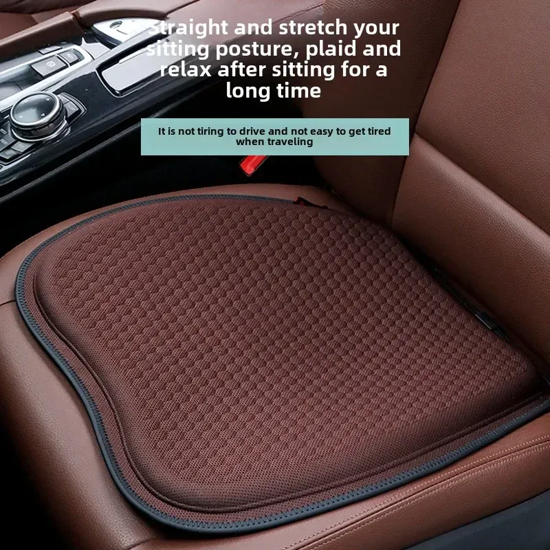 Black Universal Honeycomb Gel Seat Cushion - Breathable Cooling Pad for Car & view 7