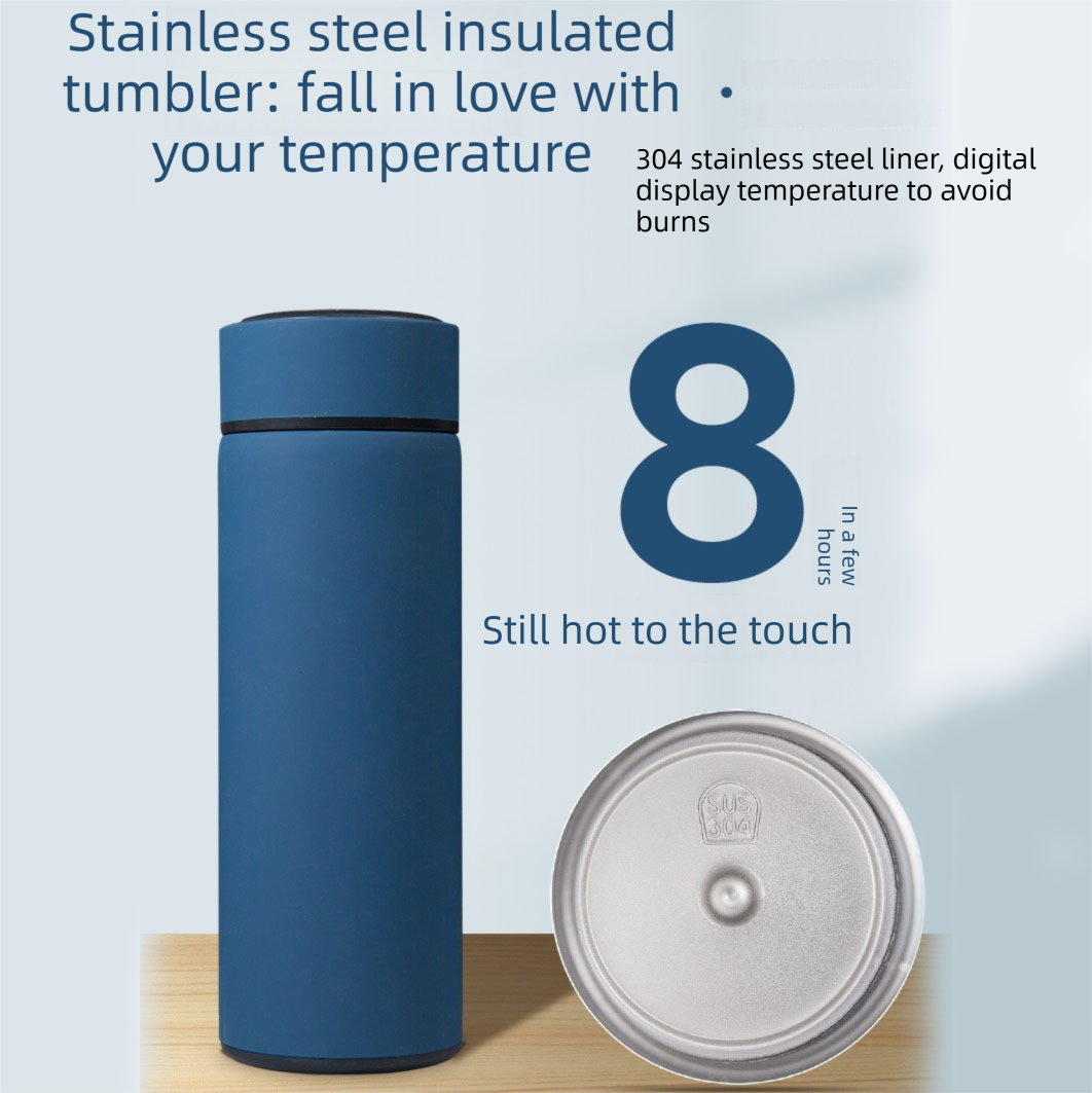 Blue A5 Business Notebook Gift Set with Vacuum Flask Pen and 16GB USB Drive view 5