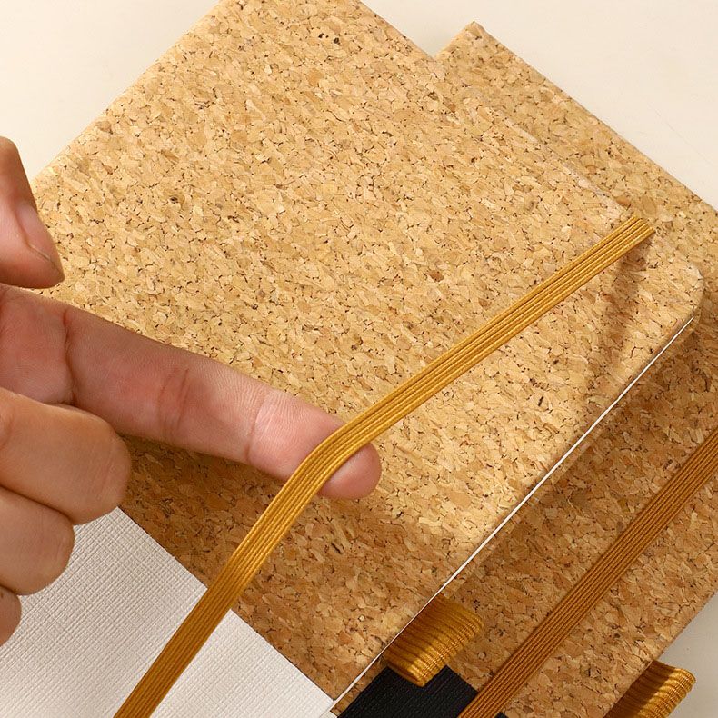 White Eco-Friendly Cork A5 Notebook Gift Set with Matching Pen Business view 4