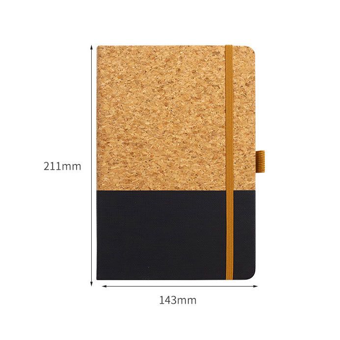 White Eco-Friendly Cork A5 Notebook Gift Set with Matching Pen Business view 7