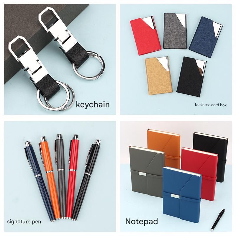 Red Executive A5 Notebook Gift Set with Metal Pen view 2