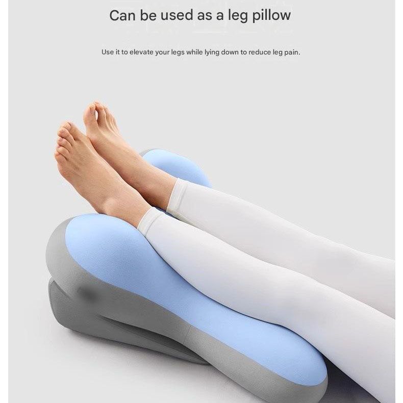 Blue Memory Foam Reading Pillow & Back Support Cushion with Adjustable Wedge view 5