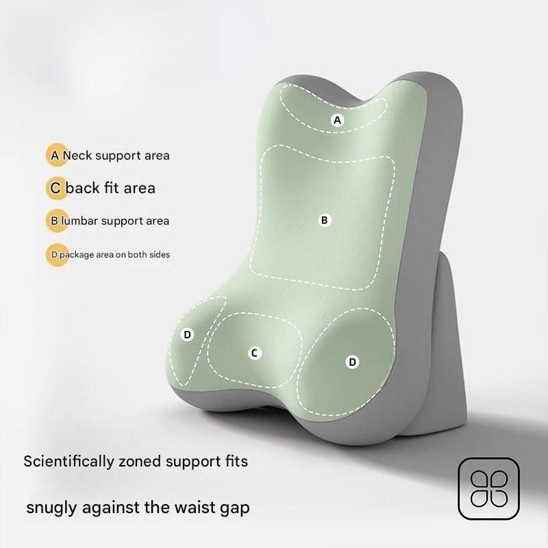 Green Memory Foam Reading Pillow & Back Support Cushion with Adjustable Wedge view 2