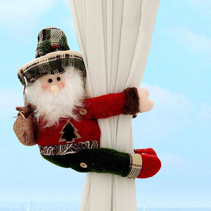 Christmas Santa Curtain Tiebacks Set of 2 — image 1