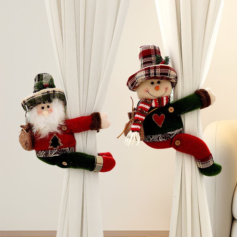 Christmas Santa Curtain Tiebacks Set of 2 view 3