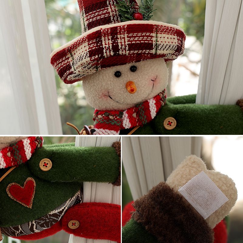 Christmas Santa Curtain Tiebacks Set of 2 view 4