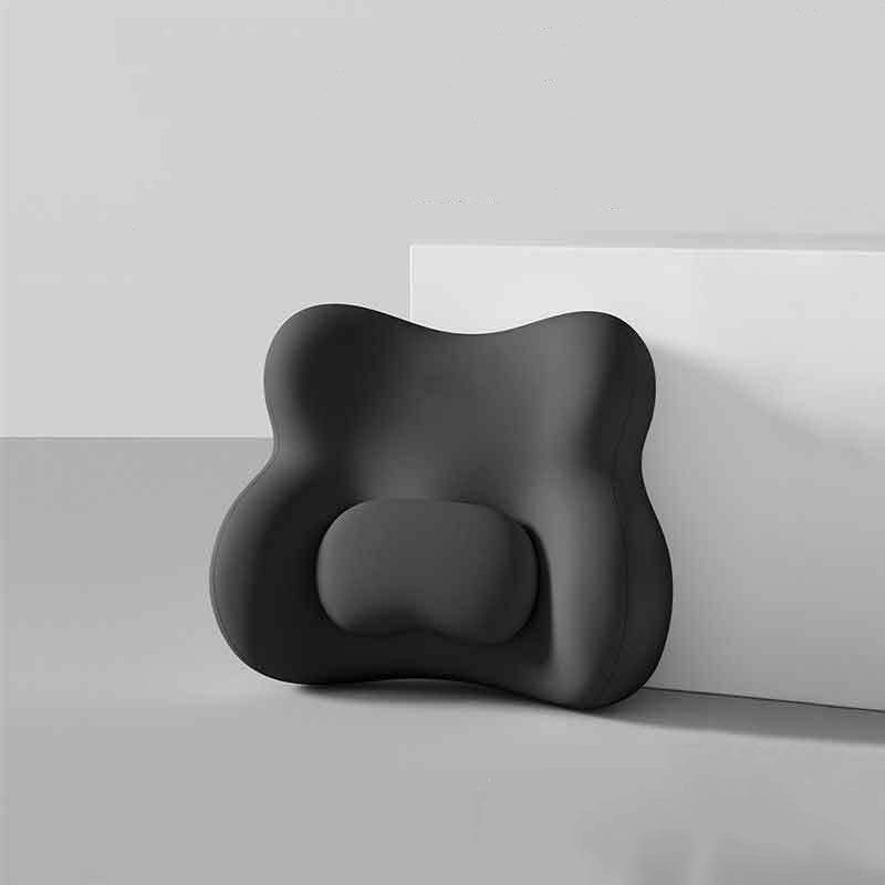 Carrot Hooded Blanket with Black Memory Foam Lumbar Support Pillow view 5
