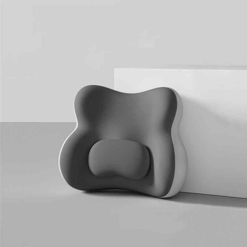 Carrot Hooded Blanket with Grey Memory Foam Lumbar Support Pillow view 4