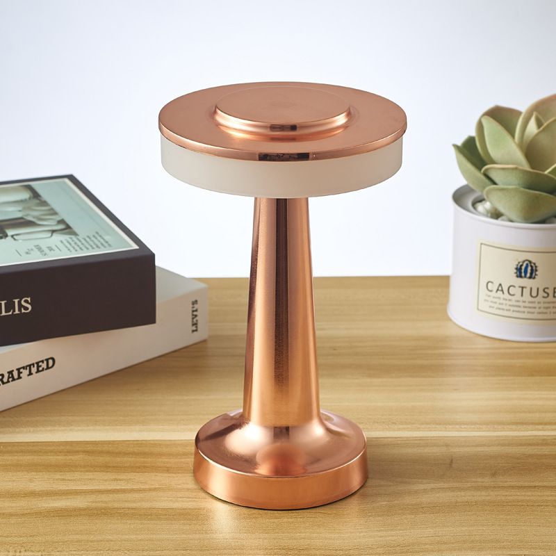 Bronze Rechargeable UFO Table Lamp Touch Control LED Bedside Night Light view 2