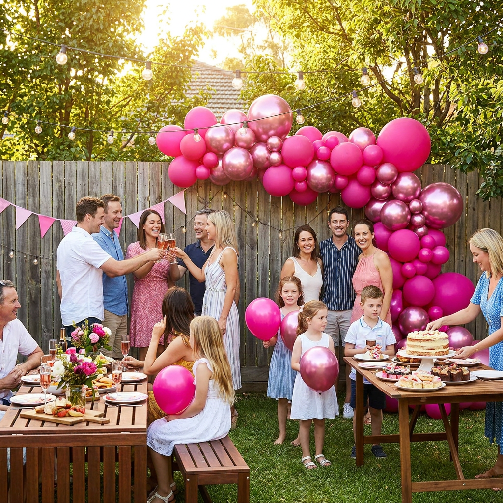 140PCS Rose red Balloon Garland Kit Latex Balloon Arch Set for Birthday view 2