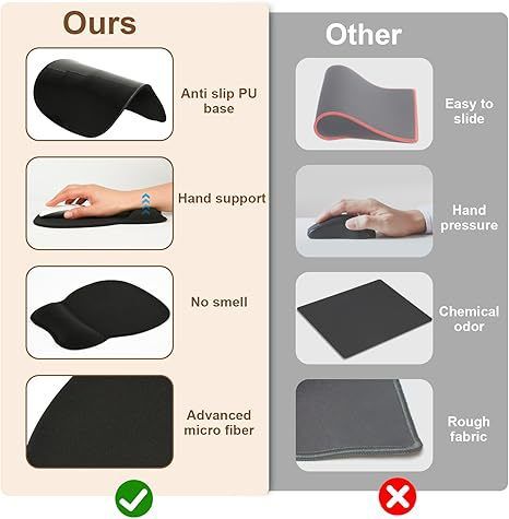 Gray silicone wrist rest with 20-in-1 electronics cleaning kit - portable view 5