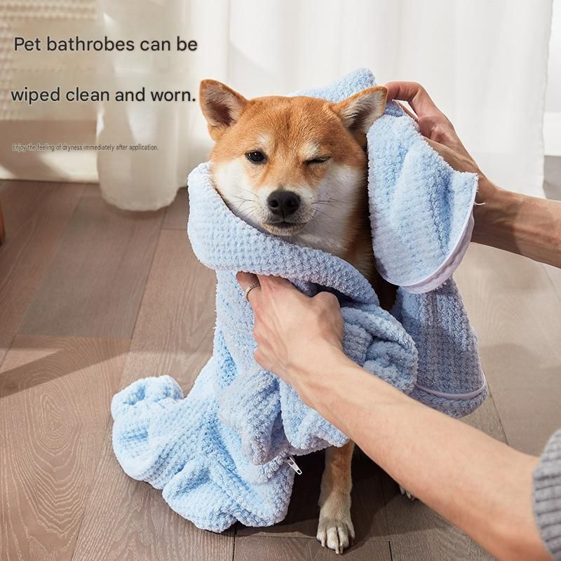 Pet Wearable Bathrobe Towel (Size XL) - Quick-drying view 6