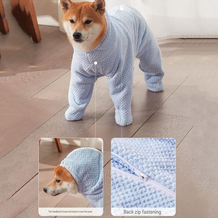 Pet Wearable Bathrobe Towel (Size XXL) - Quick-drying view 7