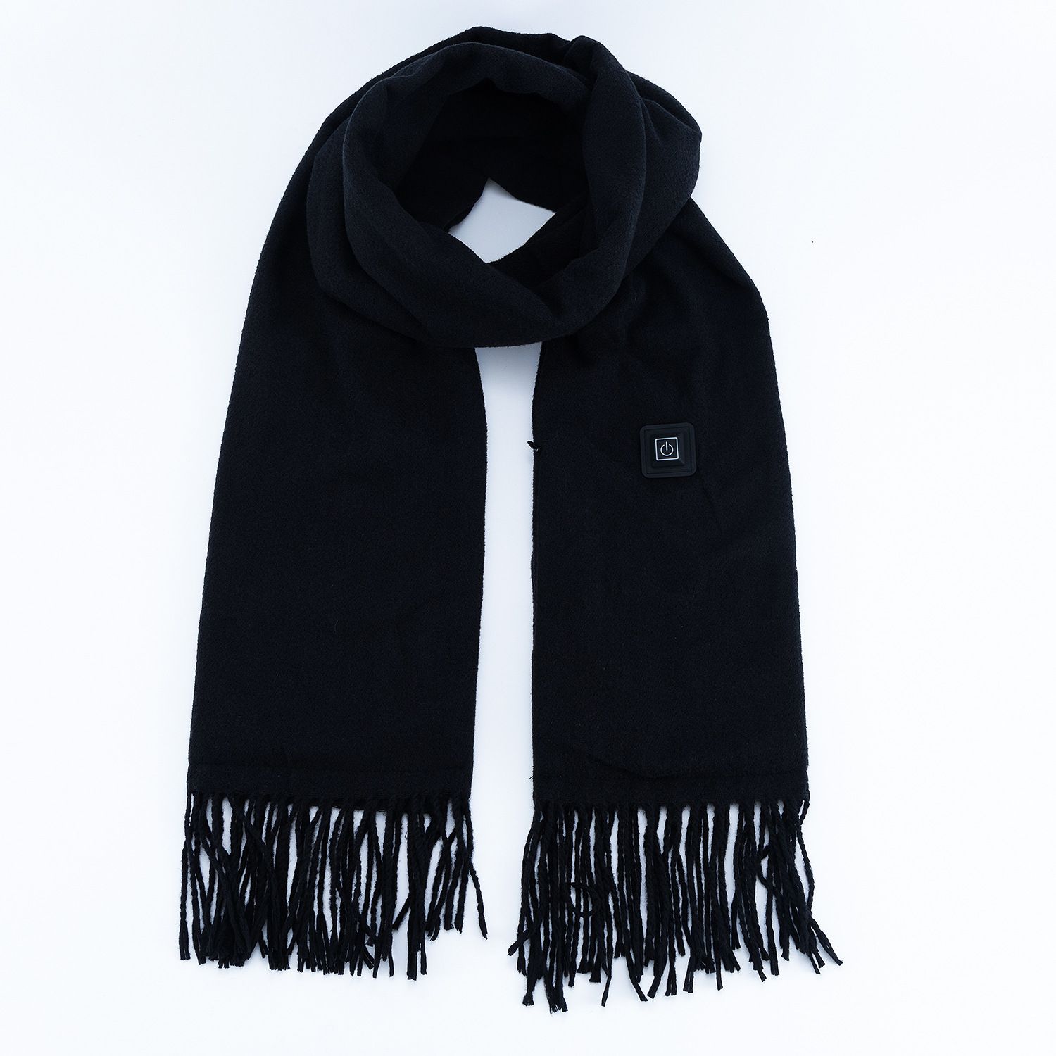 Black USB Heated Scarf Electric Heating Winter Scarf Smart Temperature Control view 7