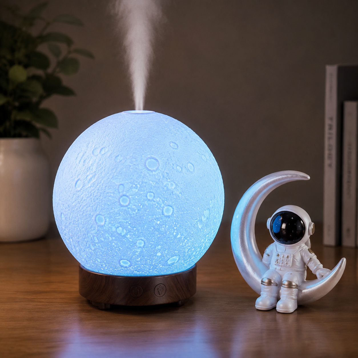Moonlight Dreams Moon Lamp Humidifier Night Light USB Aroma Diffuser with view 4