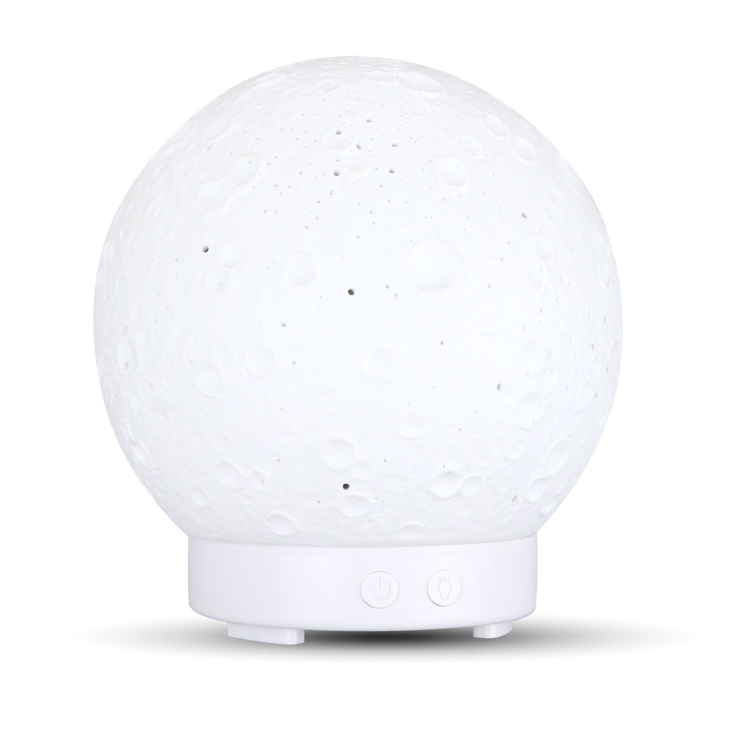 Moon Light Humidifier Aroma Diffuser (White base version) with LED Night Light view 4