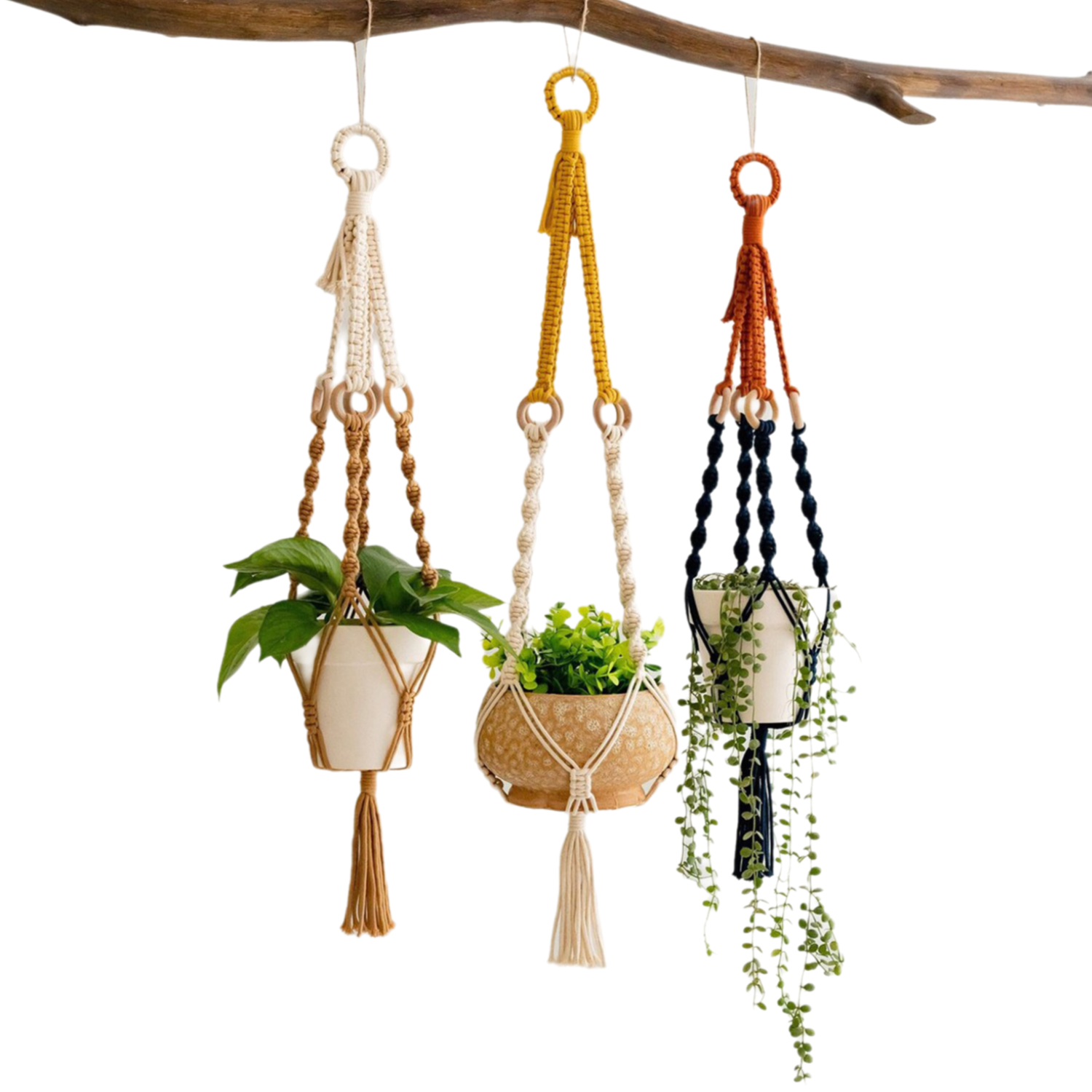 Handmade Plant Hanger Set 3 PCS