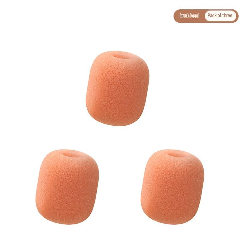 Green Portable 3-in-1 Cup Cleaning Brush Set with 3 Replacement Sponge Heads view 4
