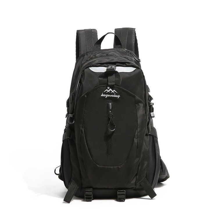 Black Hiking Backpack with 5 Carabiners Included – Lightweight Waterproof view 9