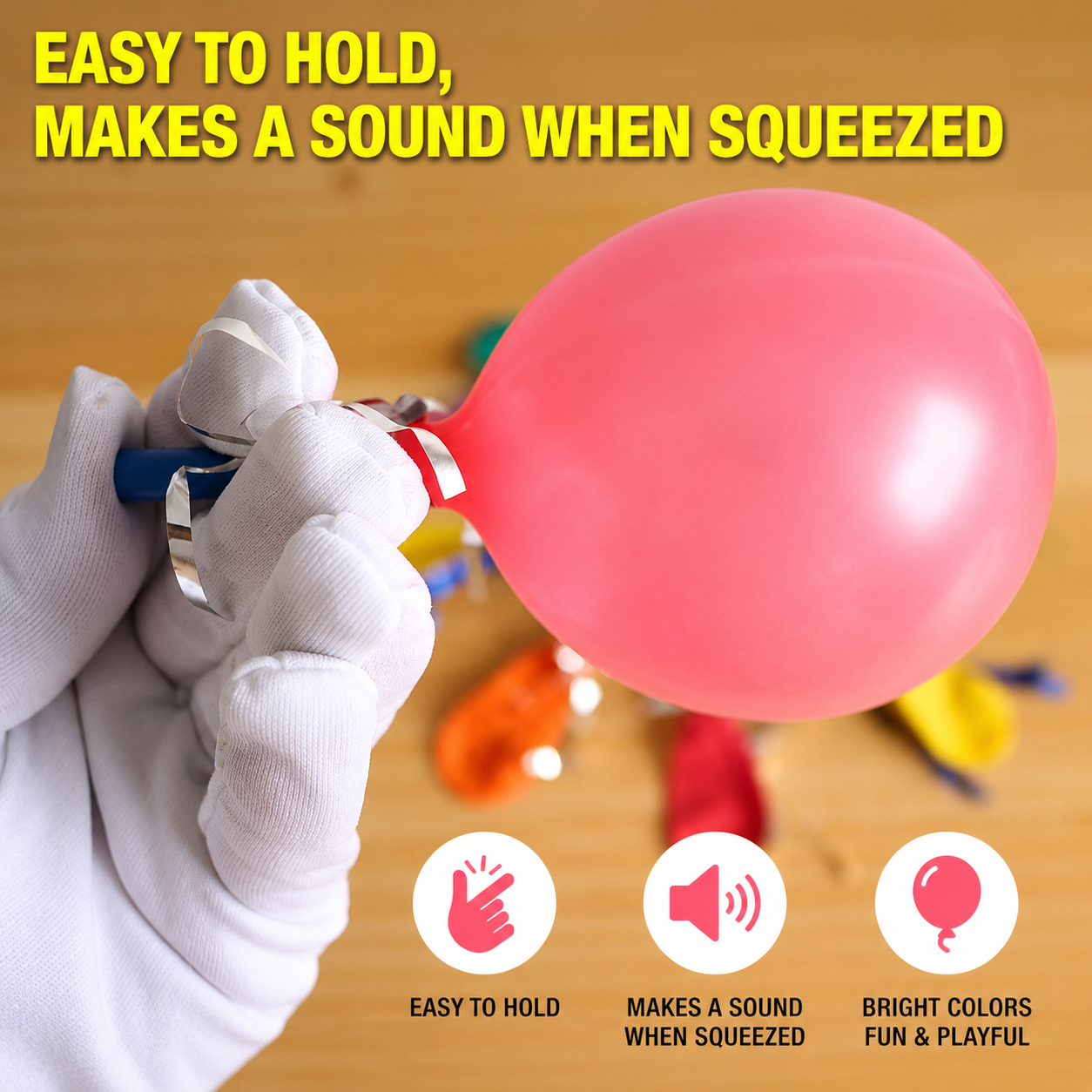 40 Piece Party Whistle and Blowout Set - 20 Whistle Balloons and 20 Party Blowers view 7