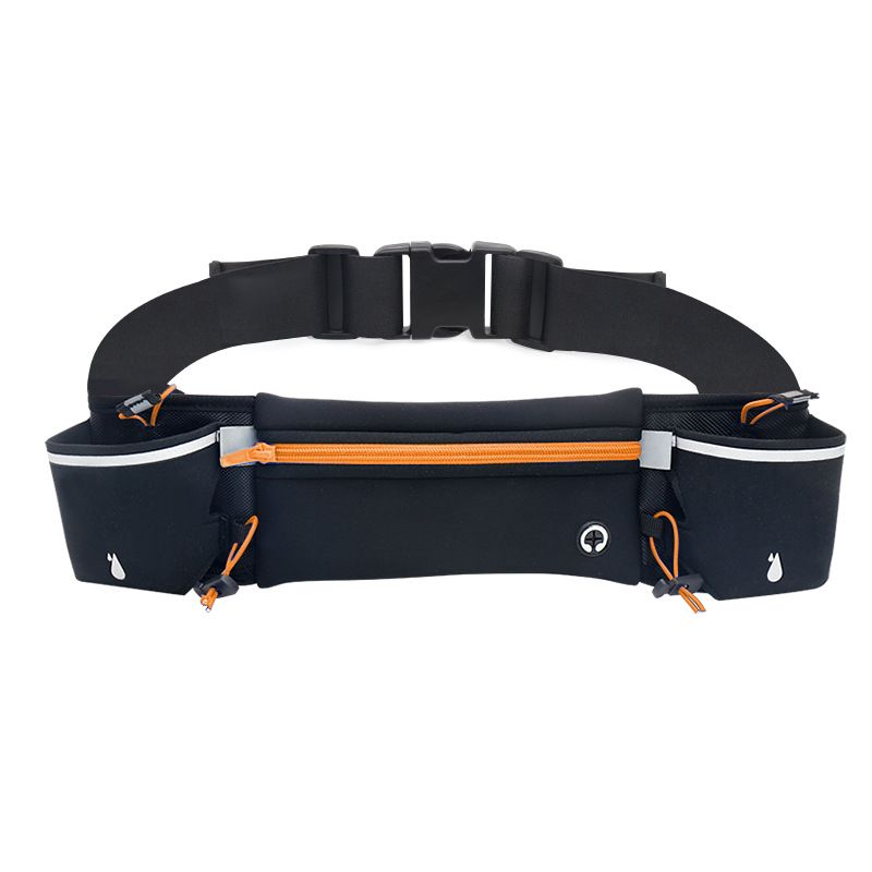 Orange Running Belt and 2 Pack LED Wrist Light Set Outdoor Sports Waist Bag view 6