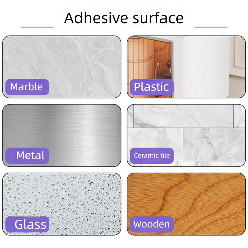 Clear Silicone Door Handle Bumper Strips 8 Pack Long Strip Self Adhesive Anti view 5