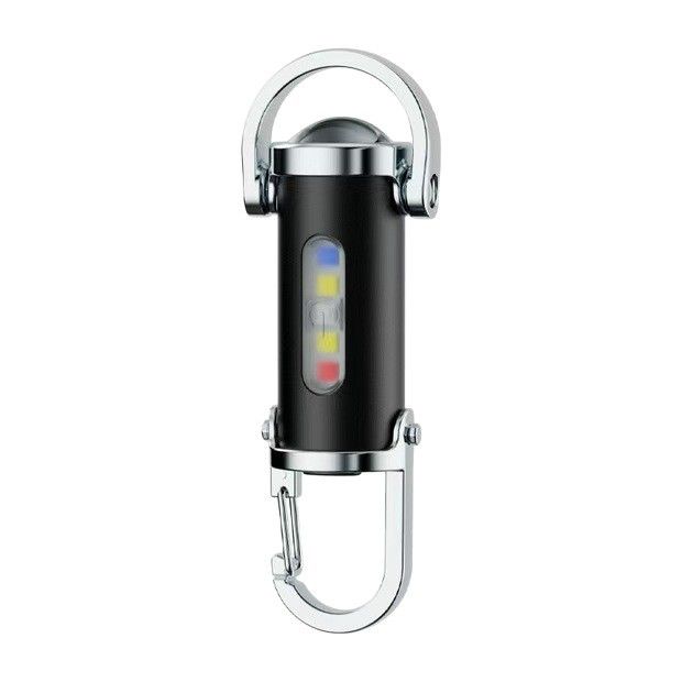 Mini Keychain Flashlight - 2 Pack Portable LED Torch with Hook