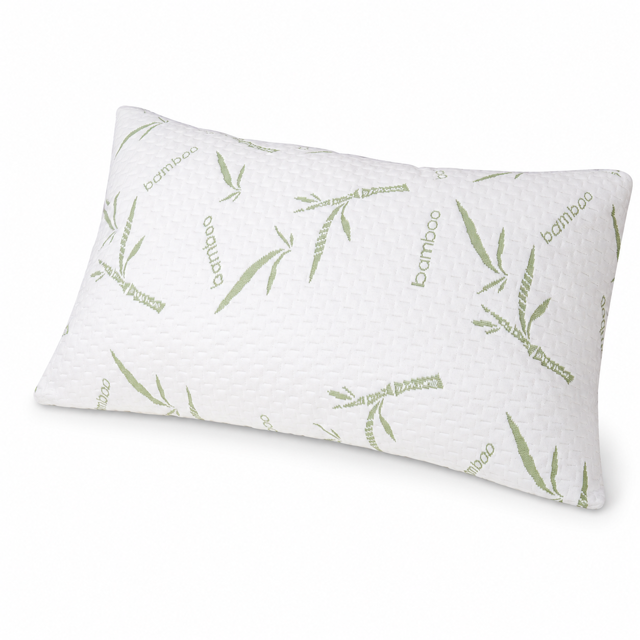 Bamboo Fibre Pillow Protector Cover - 1 Piece Zip Closure Pillowcase 48x75cm
