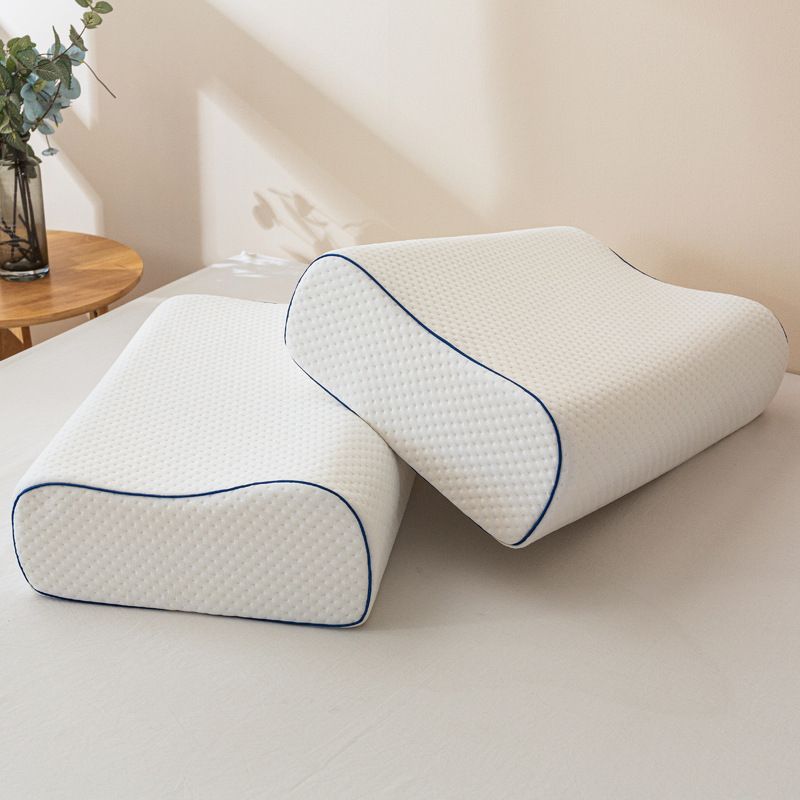 Memory Foam Pillow - 1 Piece Cervical Support Pillow with Bamboo Fibre Fabric view 4