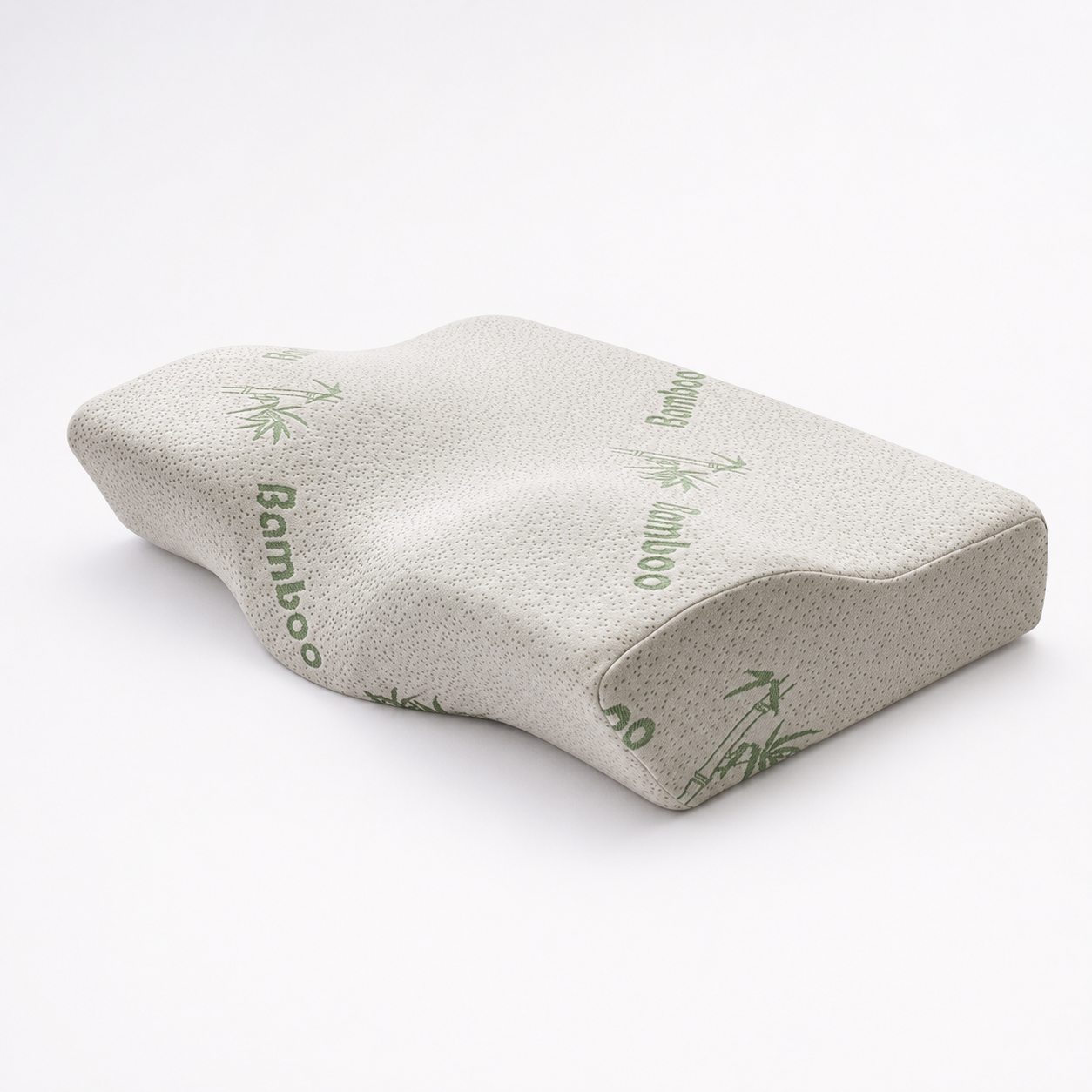 Single Butterfly Memory Foam Pillow - Ergonomic Neck Support Cushion with