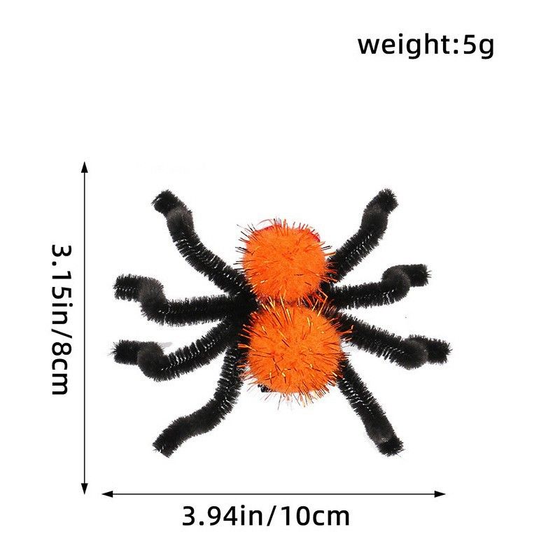 Halloween Spider Hair Clip Set 2 Pack Orange Costume Party Accessory for Dress view 2