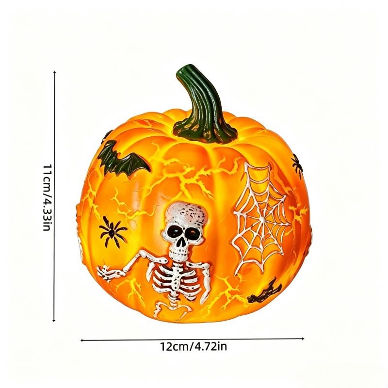 Halloween Pumpkin Light Decoration with Skull Design view 8