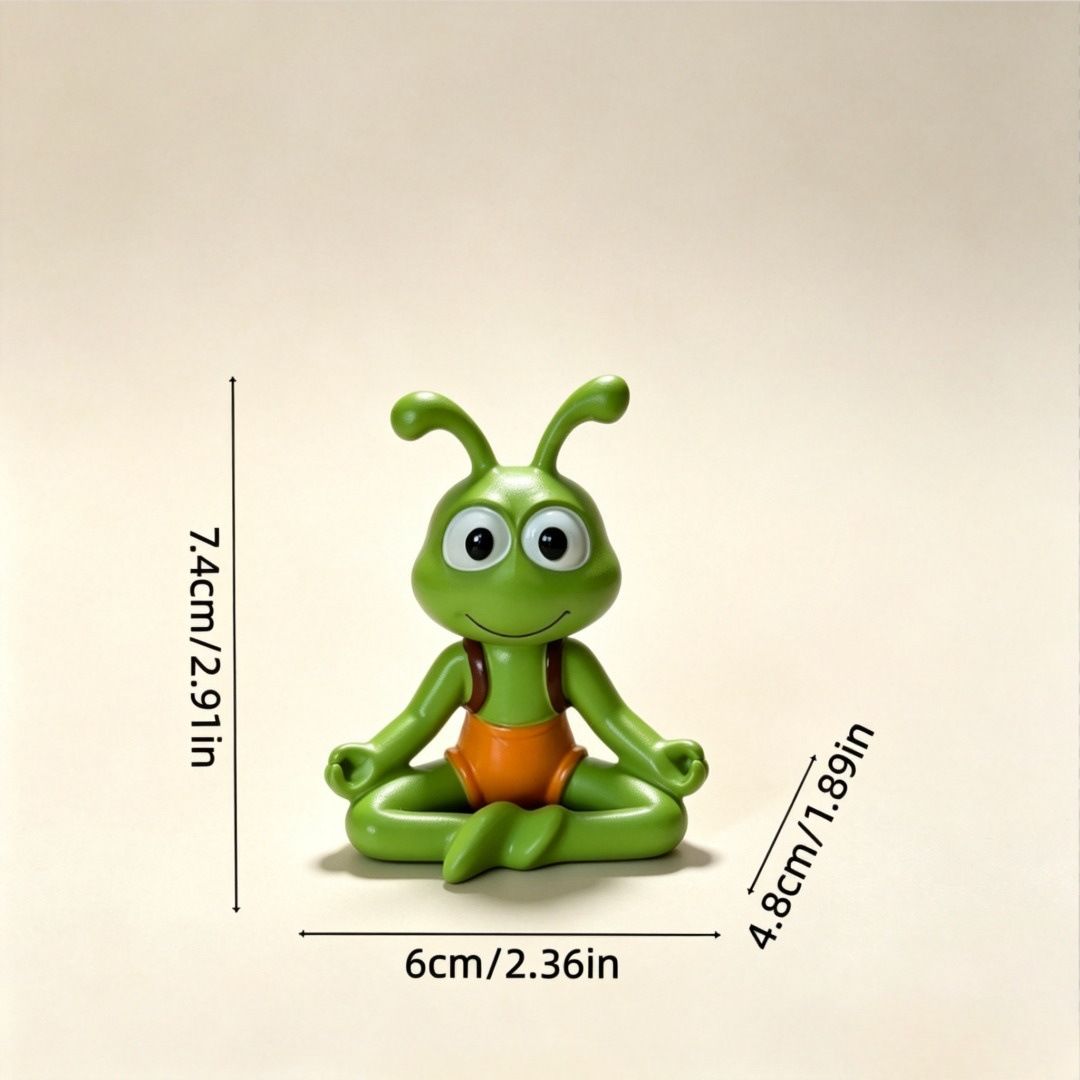 Cartoon Ant Figurine Desk Decor- Meditating Ants -Home Office Desk Decoration view 8