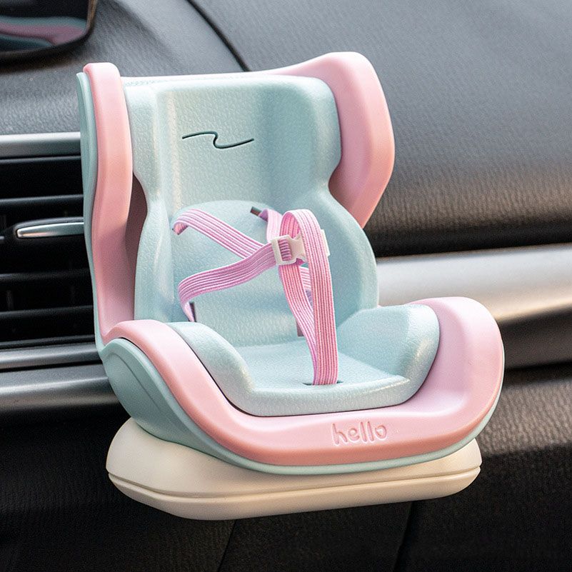 Macaron Pink Mini Doll Safety Seat with Magnetic Base view 2