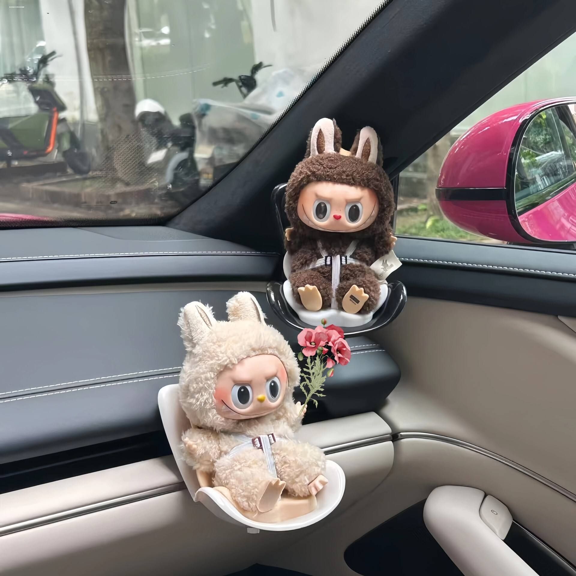 Macaron Pink Mini Doll Safety Seat with Magnetic Base view 4